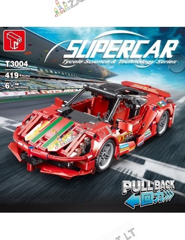 Lego Technic tipo lenktinių automobilis "Pull Back Car"