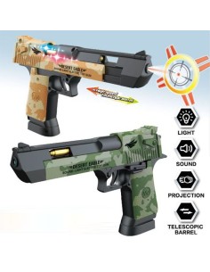 Žaislinis pistoletas su garsu ir šviesa 2