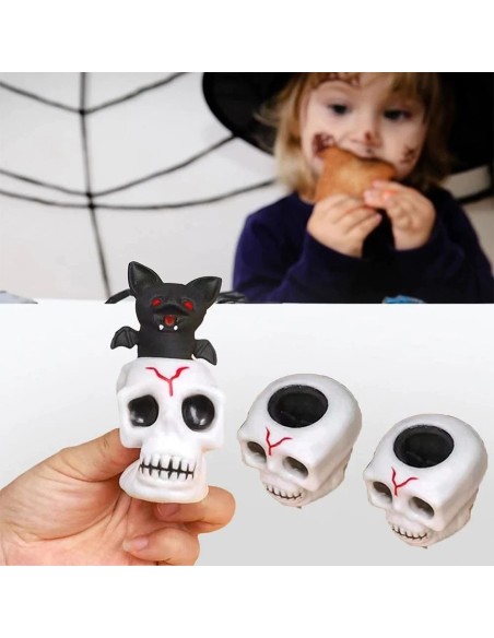 Maigomas žaislas Squeeze Skull Halloween