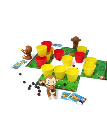 Stalo žaidimas su beždžionėlėm