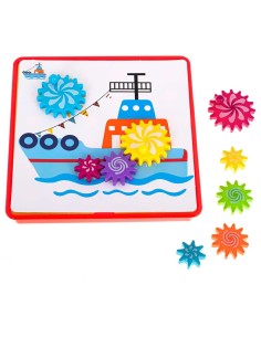 Montessori mozaika mažyliams su dantračiais