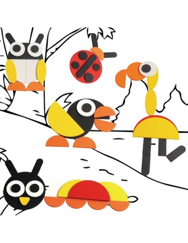 Kūrybinis rinkinys "Geo Wooden Blocks"