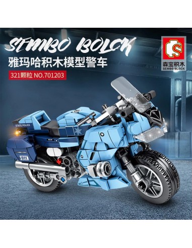 Yamaha FJR1300A Police – detalus policijos motociklo modelis (321 dalis)