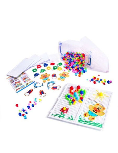 Mozaikos dėlionė + mokymas siūti, 603 dalių rinkinys