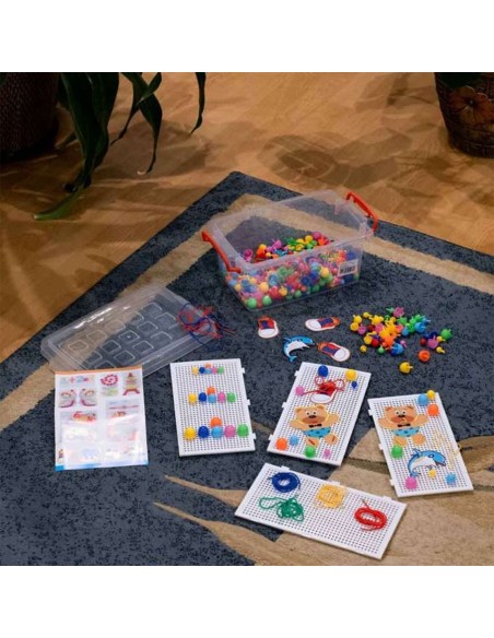 Mozaikos dėlionė + mokymas siūti, 603 dalių rinkinys