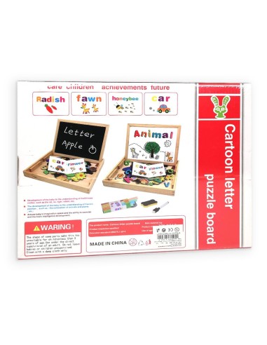 Medinė magnetinė lenta - dėlionė su...