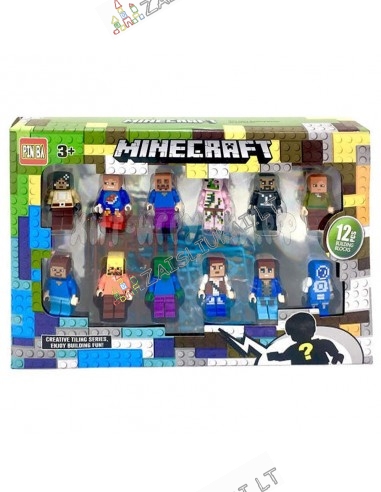 Minecraft Lego žmogeliukai, žaidimo personažai