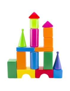 Kubai - kaladėlės mažyliams (18 vnt.)