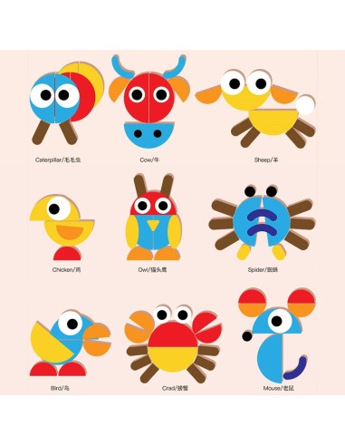 Montessori 30 užduočių dėlione