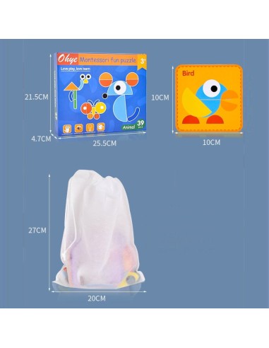 Montessori 30 užduočių dėlione