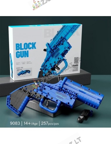 Konstruktorius revolveris - Lego Technics analogas