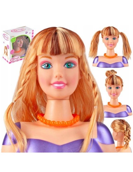 Manekenės galva šukuosenoms - šviesiaplaukę