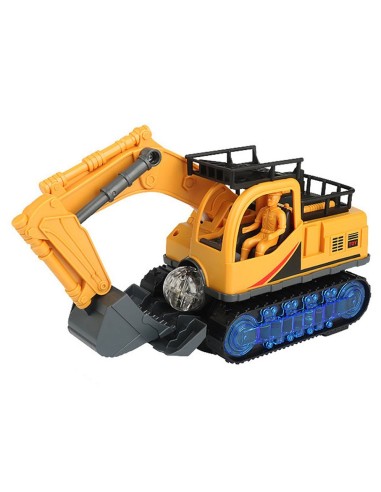 Muzikinis ekskavatorius su kamuoliukais