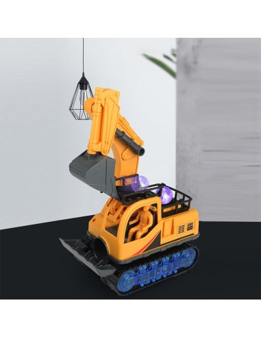 Muzikinis ekskavatorius su kamuoliukais