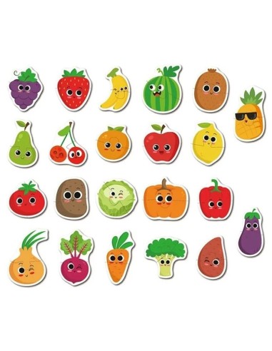 22 dėlionės "Fruits Puzzle"