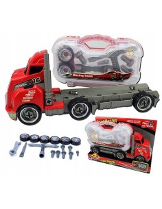 Įrankių lagaminas su ardomu sunkvežimiu