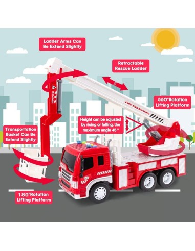 Gaisrinė mašina su prailginamomis...