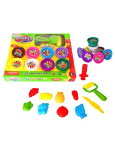 Lipdymo masė 8 indeliai su priedais 2