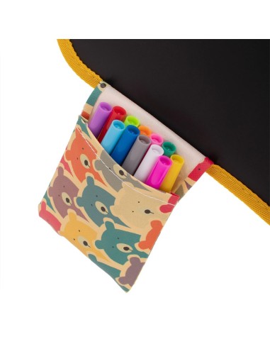 Nešiojama piešimo knyga su flomasteriais