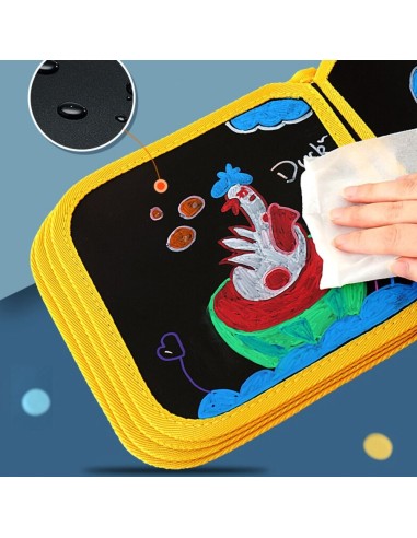 Nešiojama piešimo knyga su flomasteriais