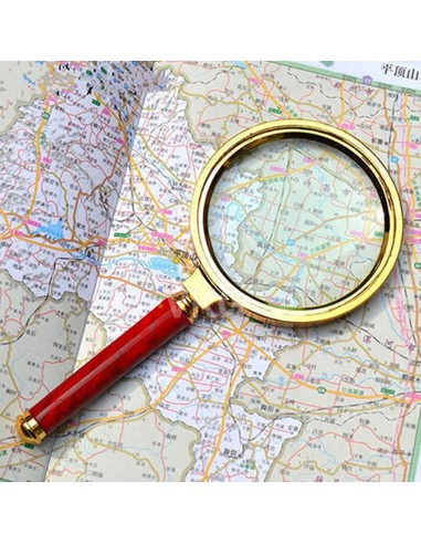 Padidinimo stiklas su rankena, 80 mm