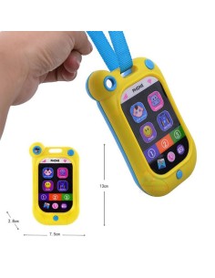 Išmanus žaislas mažyliams - telefonas su segtuku