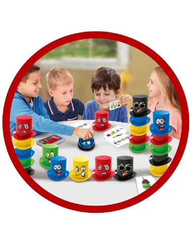 Žaidimas su spalvom ir kepurėmis