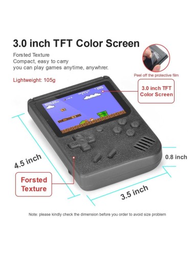 Retro klasikinis nešiojamas žaidimų...