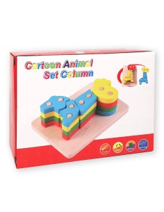 Medinė rūšiuoklė - žirafa 2