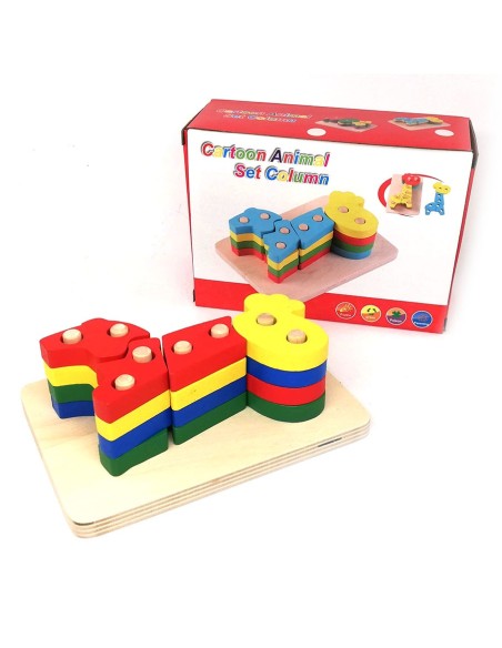 Medinė rūšiuoklė - žirafa