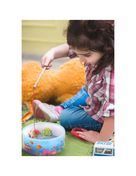 Sensorinis medinis žvejybos rinkinys: pažinkite jūros pasaulį ir egzotiškas kalbas