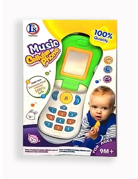 Muzikinis atlenkiamas telefonas