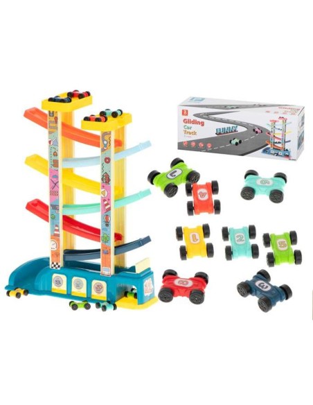 Automobilių takas, čiuožykla-serpantinas