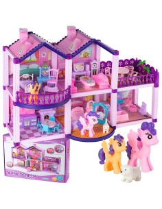 Lėlių namelis su baldais...