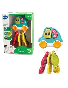 Barškutis-kandukas automobilis su rakteliais