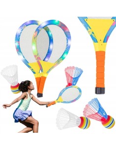 Šviečiančios LED teniso raketės 2