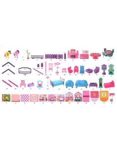 Lėlių namelis su baldais... 2