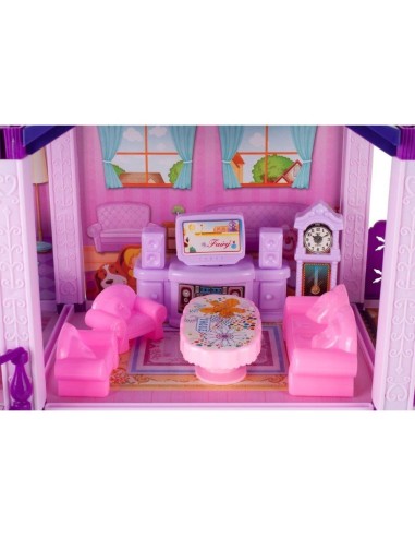 Lėlių namelis su baldais „Ponių vila“...