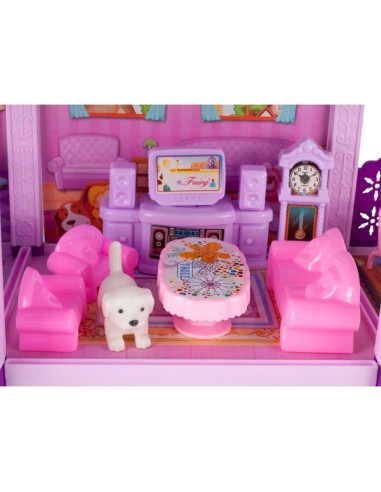 Lėlių namelis su baldais „Ponių vila“...