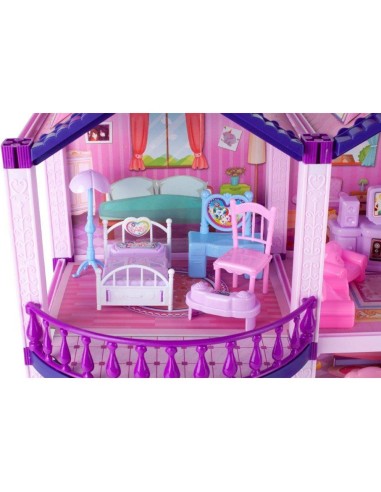 Lėlių namelis su baldais „Ponių vila“...