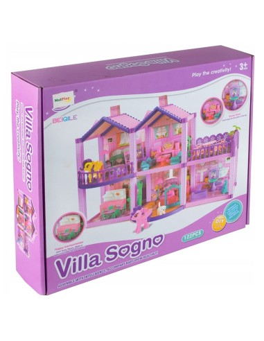 Lėlių namelis su baldais „Ponių vila“...