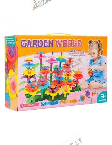 Konstruktorius gėlių sodas "Garden World"