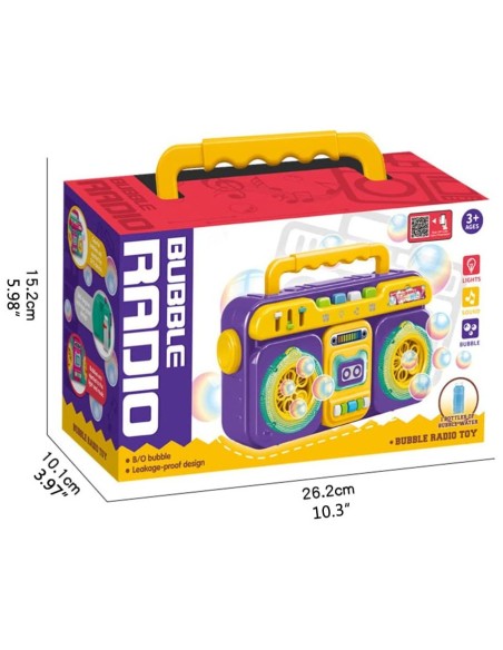 Muzikinis burbulų pūtimo aparatas (3+ m.): Sensorinė pramoga kieme ir namuose