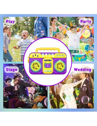 Interaktyvus burbulų radijas su LED šviesomis ir muzika: Vakarėlių hitas