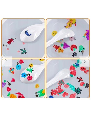 12 flomasterių su šaukštu,...