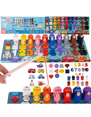 XL Montessori medinis rūšiavimo padas...