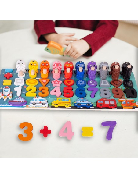 XL Montessori rūšiavimo padas + žvejyba + transportas