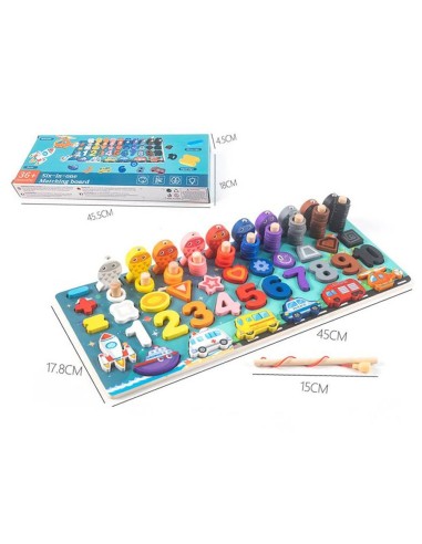 XL Montessori medinis rūšiavimo padas...