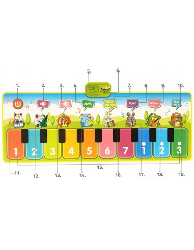 Muzikinis kilimėlis "Baby Piano Music...