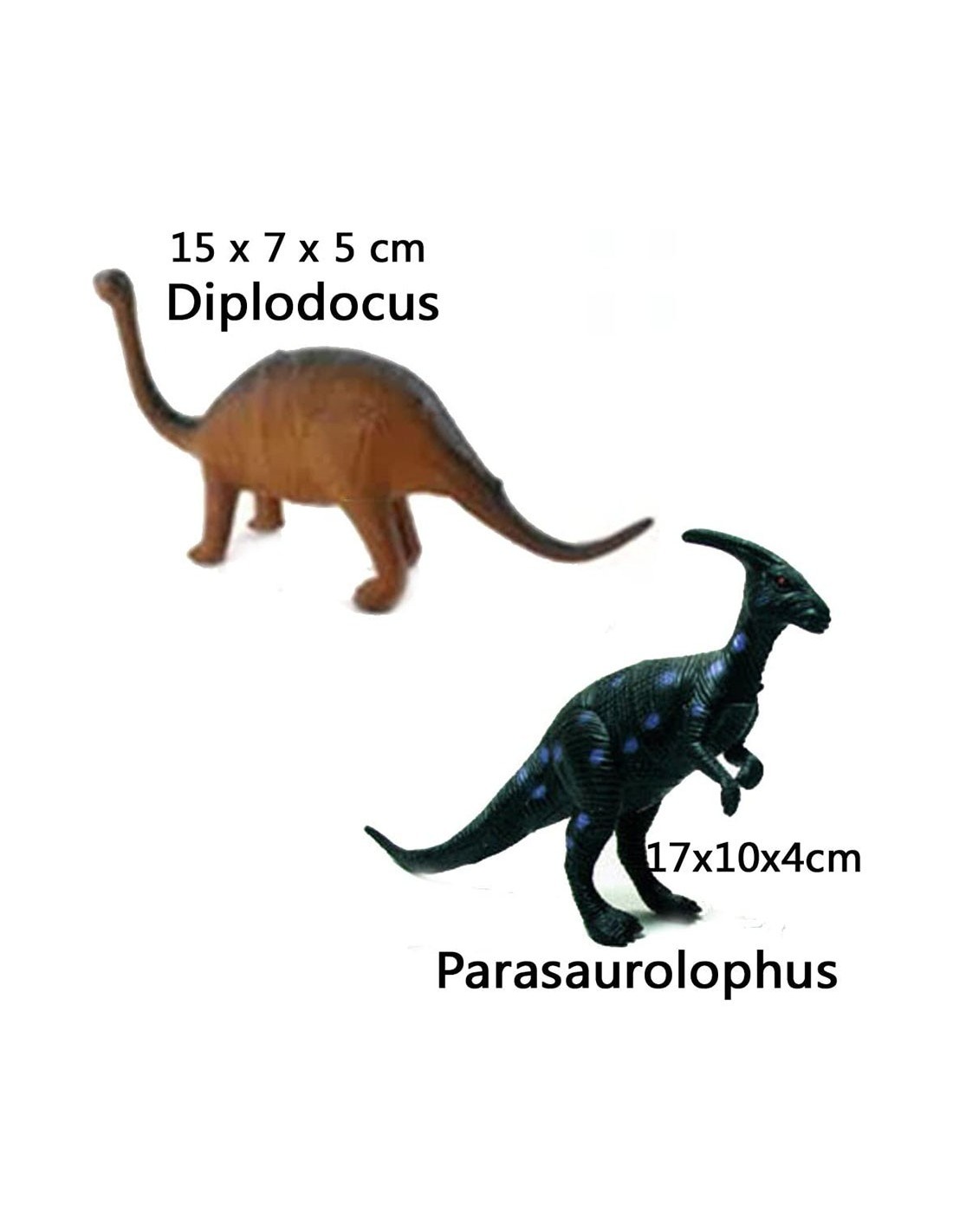 Dinozaurai, 8 plastikinių figūrų rinkinys - 